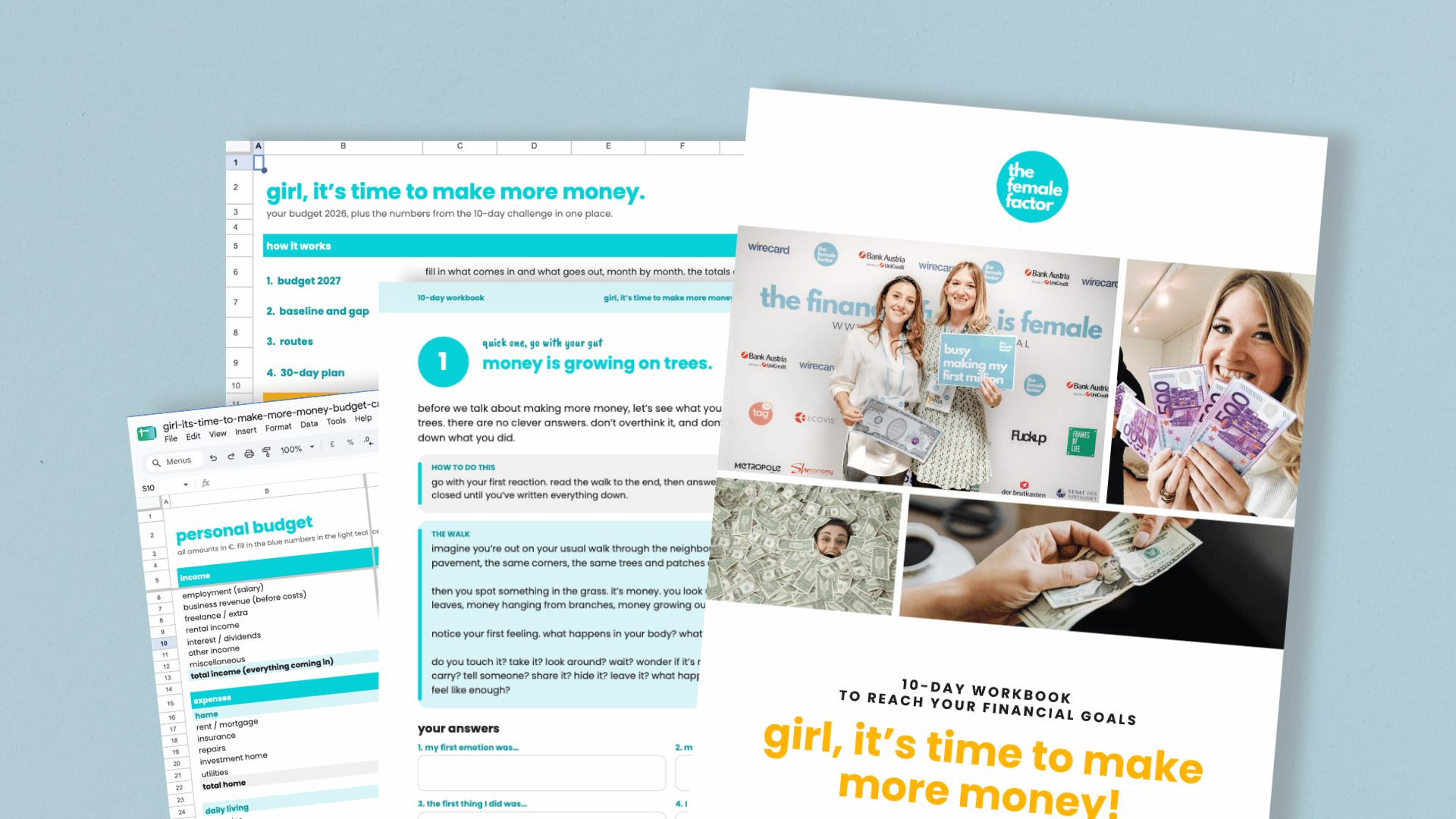 girl, it's time to make more money challenge