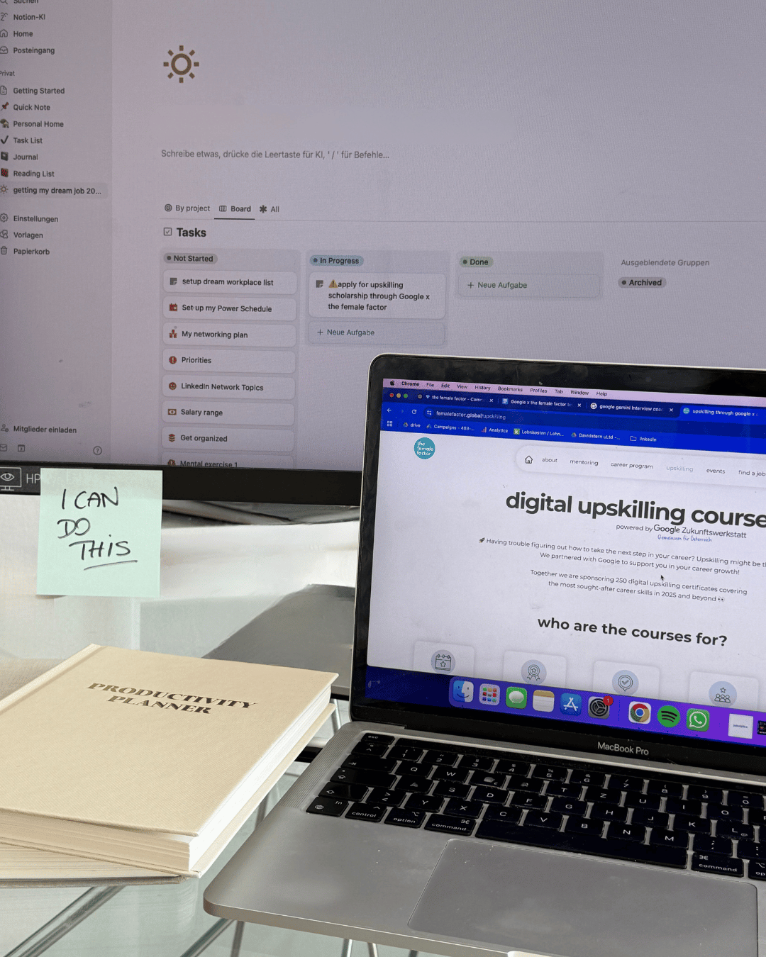 AI essentials certificate — sponsored by the female factor and google